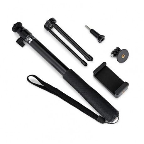 LEDISTAR LDX - 801 Multifunctional Aluminum Alloy Selfie Stick (BLACK)