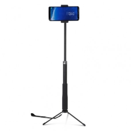 LEDISTAR LDX - 801 Multifunctional Aluminum Alloy Selfie Stick (BLACK)