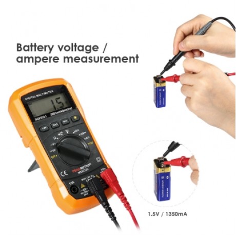 PEAKMETER MS8233D Multimeter with Backlit LCD Display (MANDARIN)