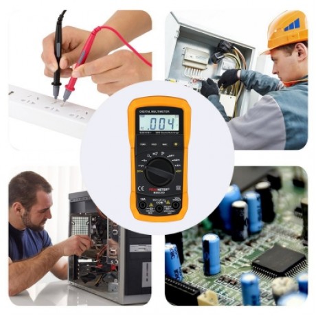 PEAKMETER MS8233D Multimeter with Backlit LCD Display (MANDARIN)