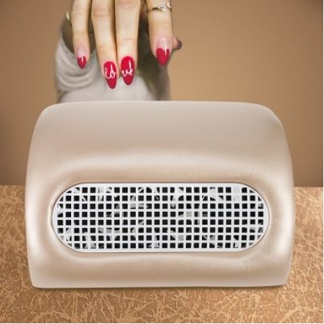 SF - 16 3 Fans Nail Dust Suction Collector Manicure Machine (GOLDEN)