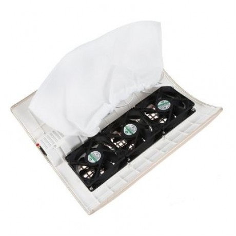 SF - 16 3 Fans Nail Dust Suction Collector Manicure Machine (GOLDEN)