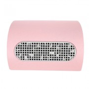 SF - 17 3 Fans Nail Dust Collector Manicure Machine (PINK)