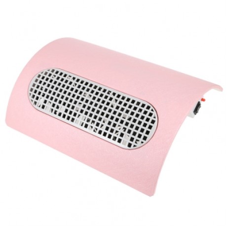 SF - 17 3 Fans Nail Dust Collector Manicure Machine (PINK)