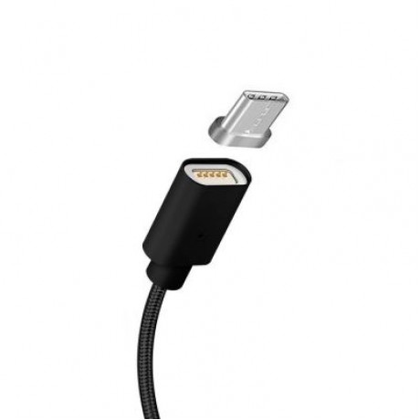 Cwxuan USB Type-C Detachable Magnetic Adhesion Braided Data Sync Charging Cable (100cm) (B