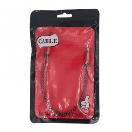 25CM Nylon Braid Type-C USB Cable Output 2.4A Fast Charge Wire (RED)