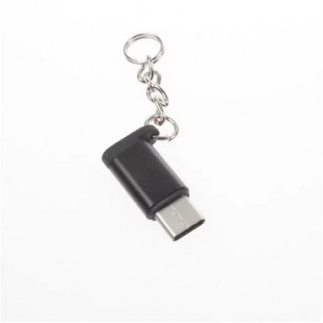 USB Type-C to Micro USB Adapter Convert Connector (BLACK)
