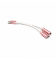 2 in 1 USB-C to 3.5mm Audio Adapter 2 in 1 USB Type C Cable Fast Charge to 3.5mm Audio Jac