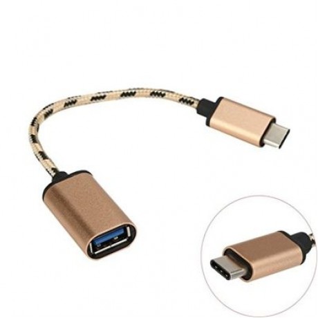 Mchoice USB 3.1 Type-C USB-C OTG Cable USB3.1 Male to USB2.0 Type-A Female Adapter Cord (G