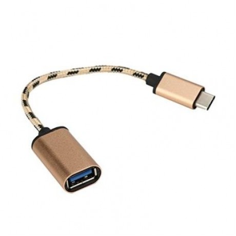 Mchoice USB 3.1 Type-C USB-C OTG Cable USB3.1 Male to USB2.0 Type-A Female Adapter Cord (G