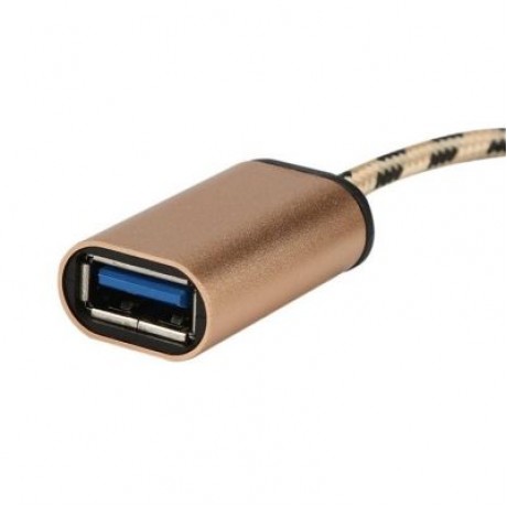 Mchoice USB 3.1 Type-C USB-C OTG Cable USB3.1 Male to USB2.0 Type-A Female Adapter Cord (G