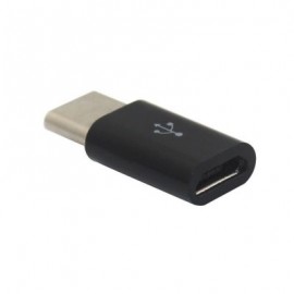 4pcs Micro USB to Type-C Adapter (BLACK)