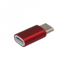 Minismile 5PCS Aluminium Alloy USB 3.1 Type-C To Micro USB Data Sync Charging Adapters Con