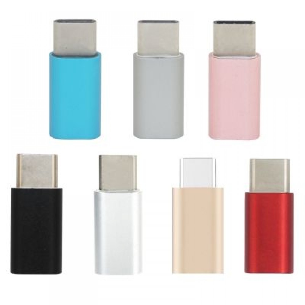 Minismile 7PCS Aluminium Alloy USB 3.1 Type-C To Micro USB Data Sync Charging Adapters Con Minismile 7PCS Aluminium Alloy USB 3.1 Type-C To Micro USB Data Sync Charging Adapters Con