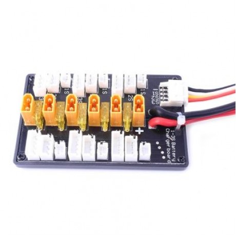 XT30 1 - 3S Parallel Charging Board with XT60 Plug for IMAX B6 ISDT  (COLORMIX)