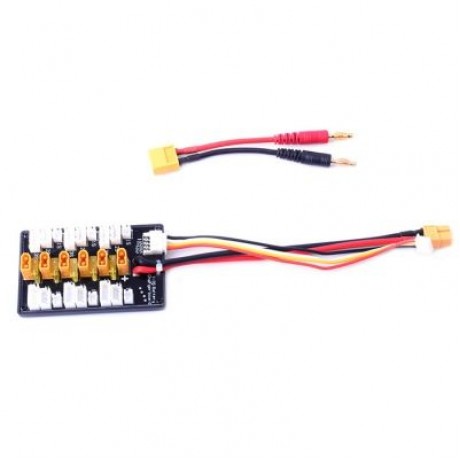 XT30 1 - 3S Parallel Charging Board with XT60 Plug for IMAX B6 ISDT  (COLORMIX)