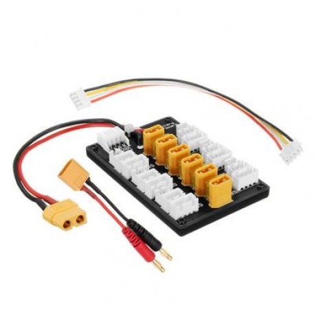 XT30 1 - 3S Parallel Charging Board with XT60 Plug for IMAX B6 ISDT  (COLORMIX)