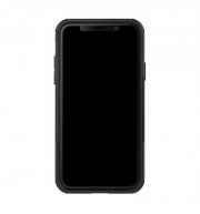 Luxury Back Matte Soft Silicon Case Candy Colors Full Cover for iPhone X (BLACK)