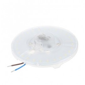 YANKON LED Round Ceiling Lamp Board Ring Panel Circle Light (WHITE)