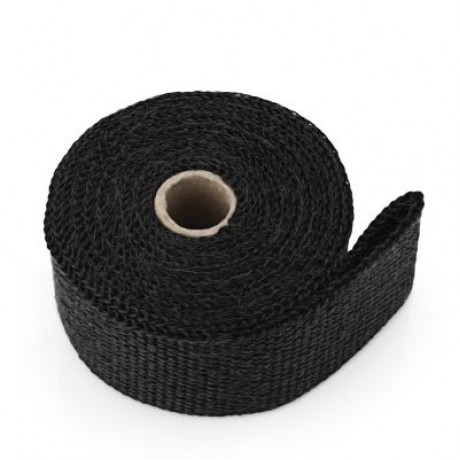 5M Auto Exhaust Tube Heat Wrap Tape for Car Motorcycle (BLACK)