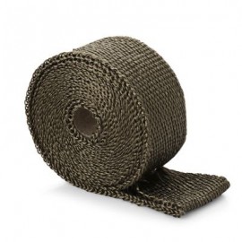 5M Auto Exhaust Tube Heat Wrap Tape for Car Motorcycle (ARMY GREEN)