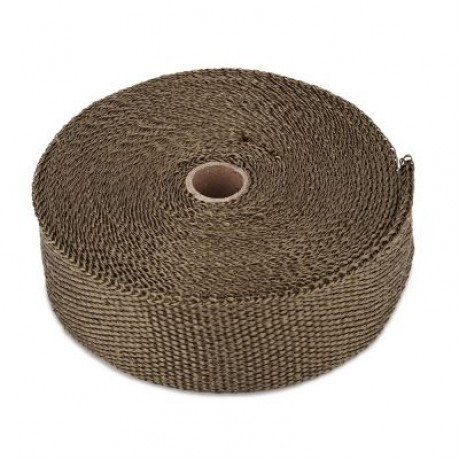 15M Auto Exhaust Tube Heat Wrap Tape for Car Motorcycle (ARMY GREEN)