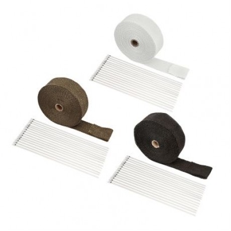 15M Auto Exhaust Tube Heat Wrap Tape for Car Motorcycle (ARMY GREEN)