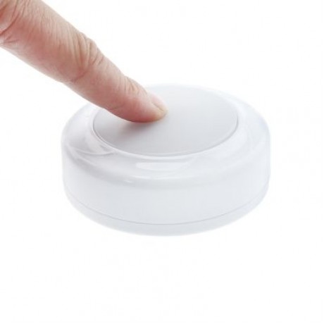 Remote Control Puck Light LED Kitchen Cabinet Lamp 1pcs (WHITE)