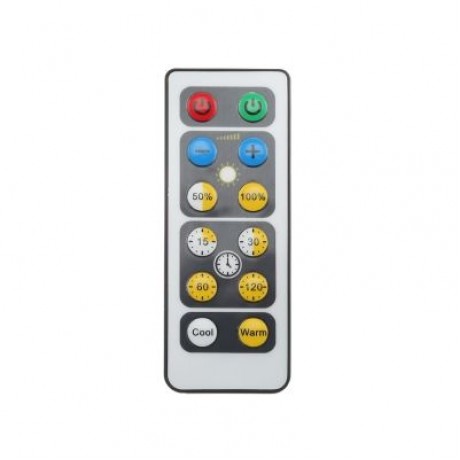 Remote Control Puck Light LED Kitchen Cabinet Lamp 1pcs (WHITE)