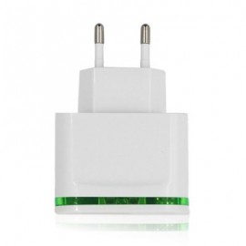 Universal 5V/4A EU Plug 4 USB Ports  Wall Power Supply Adapter Charger (WHITE)