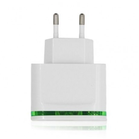 Universal 5V/4A EU Plug 4 USB Ports  Wall Power Supply Adapter Charger (WHITE)