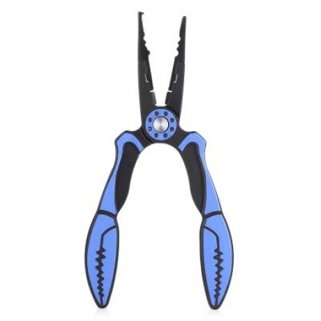 FG - 1034 Aluminum Fishing Plier Braid Cutter Hook Remover (BLUE)