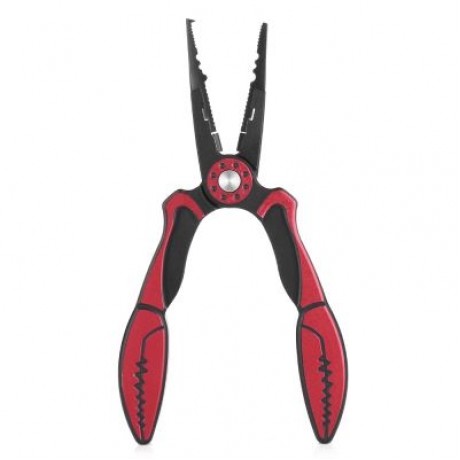 FG - 1034 Aluminum Fishing Plier Braid Cutter Hook Remover (RED)