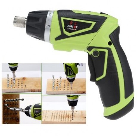 SUNTOL SND136 Lithium-ion Battery Electric Screwdriver (GREEN)