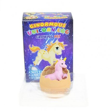 Growing unicorn mermaid Water Growing Hatching Colorful Egg (ORANGE)