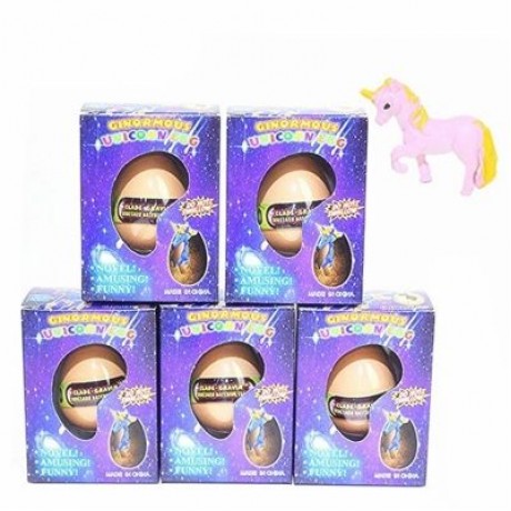 Growing unicorn mermaid Water Growing Hatching Colorful Egg (ORANGE)