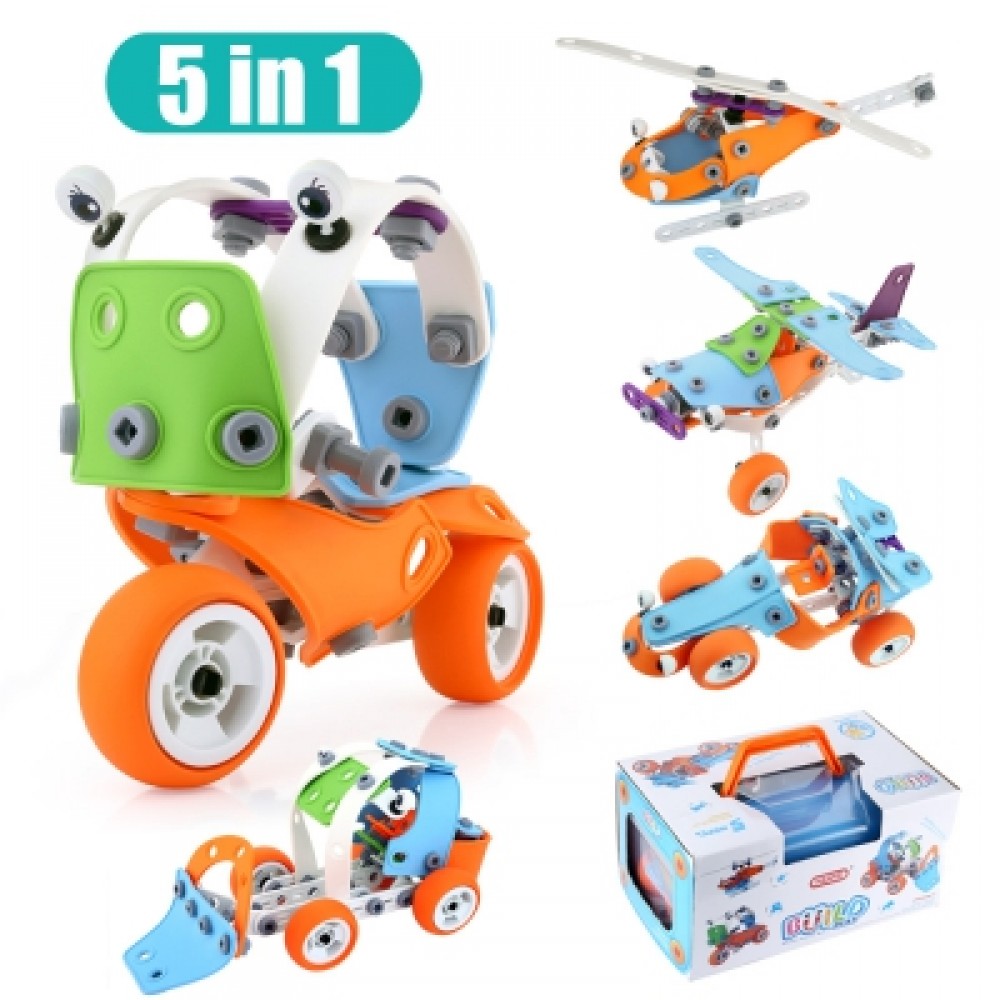 HANYE J - 201 5 in 1 Model Building Blocks Set Funny Toys (COLORFUL)