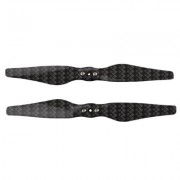 2PCS Quick Release Carbon Fiber Propellers for Mavic Air Drone (BLACK)
