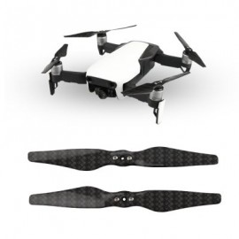 2PCS Quick Release Carbon Fiber Propellers for Mavic Air Drone (BLACK)