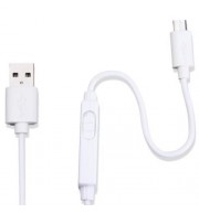 3 IN 1 MICRO USB SYNC OTG CHARGING CABLE WITH LED INDICATOR FOR SONY HTC (WHITE)