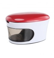 Manual Multi-functional Garlic Presser Ginger Slicer (RED)