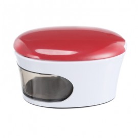 Manual Multi-functional Garlic Presser Ginger Slicer (RED)