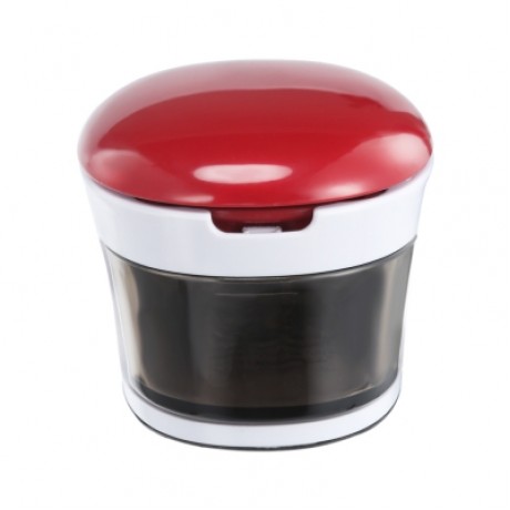 Manual Multi-functional Garlic Presser Ginger Slicer (RED)