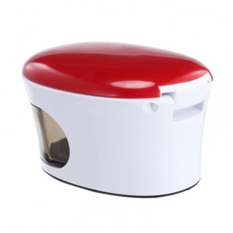 Manual Multi-functional Garlic Presser Ginger Slicer (RED)