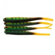 A FISH LURE Soft Fishing Lures Artificial Bait 4pcs (DARK FOREST GREEN)