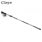 Cleye 7075 Aluminum Alloy Portable Trekking Pole (BLACK)
