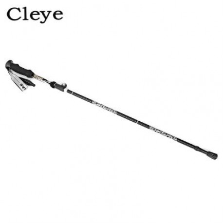 Cleye 7075 Aluminum Alloy Portable Trekking Pole (BLACK)