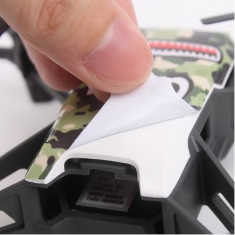 3PCS Water Resistant PVC Drone Body Stickers for DJI TELLO (MULTI)