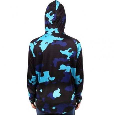 TSURINOYA Trulinoya Trendy Sun Protection Top Fishing Wear (NAVY CAMOUFLAGE)