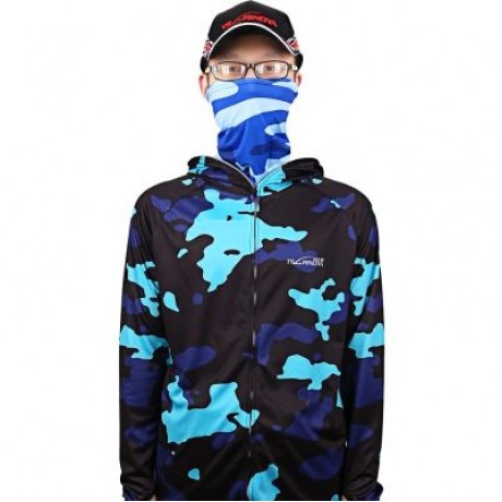 TSURINOYA Trulinoya Trendy Sun Protection Top Fishing Wear (NAVY CAMOUFLAGE)